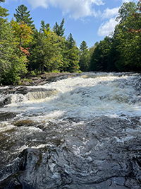 Bond Falls in the U.P. of Michigan